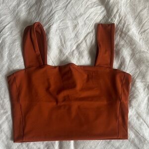 Left On Friday Frame Workout Top in Bronze (medium)